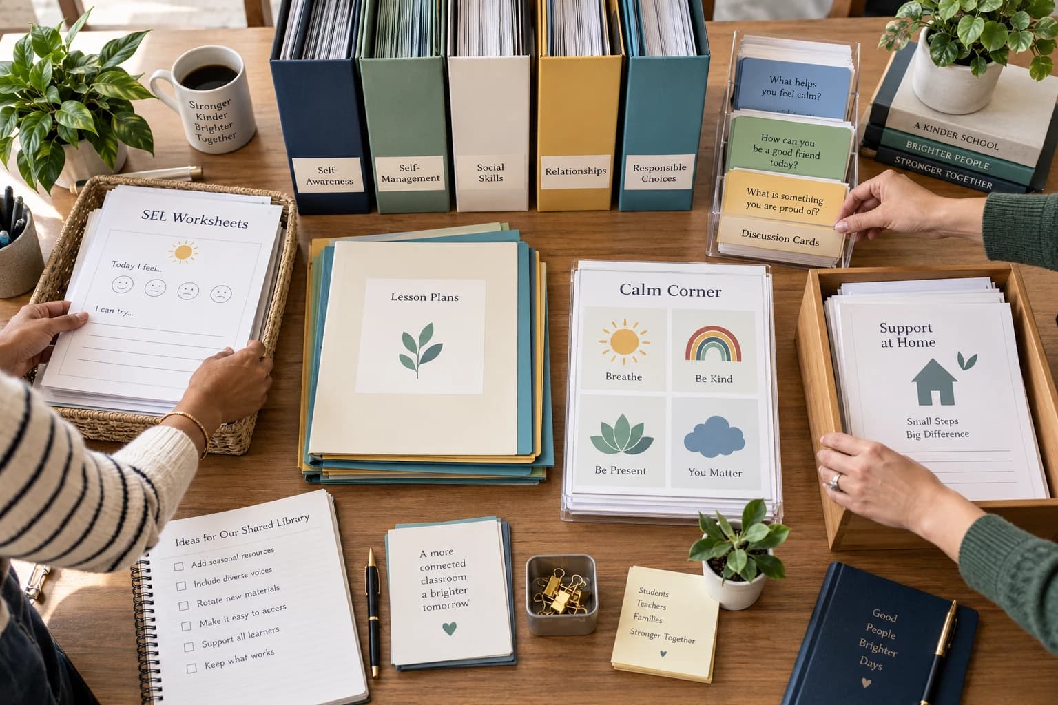 How to Organize a Shared SEL Resource Library for Teachers and Counselors