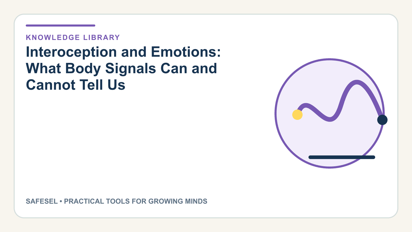 Interoception and Emotions: What Body Signals Can and Cannot Tell Us