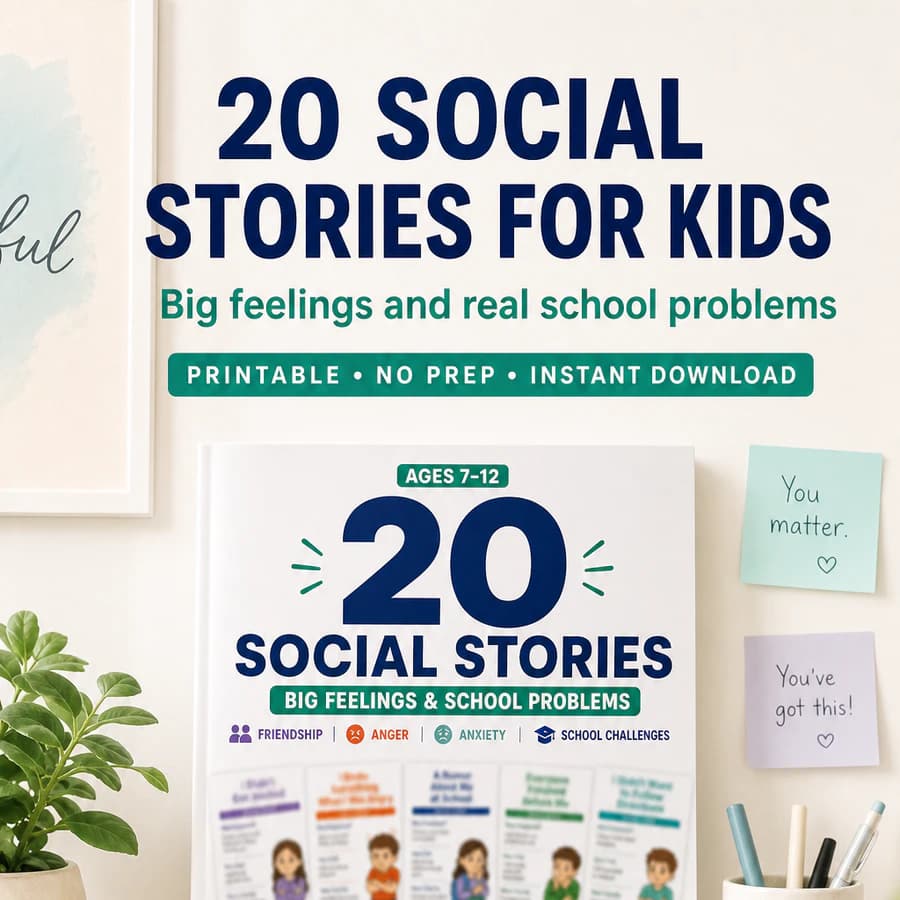 20 Social Stories for Kids preview
