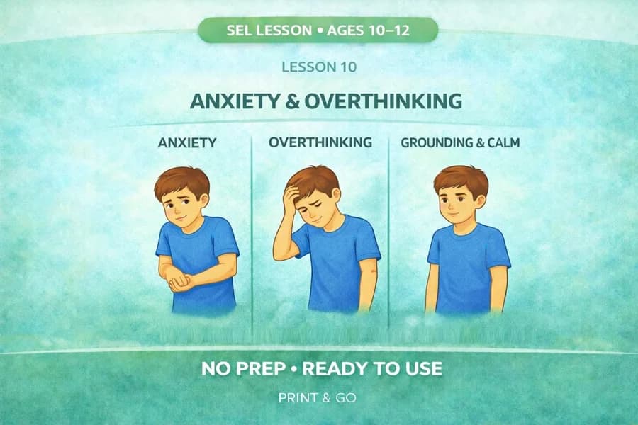 Anxiety Coping Lesson for Kids