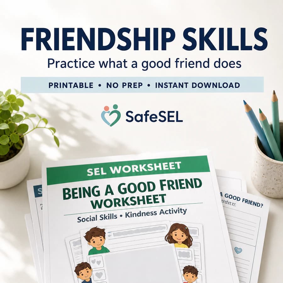Being a Good Friend Worksheet
