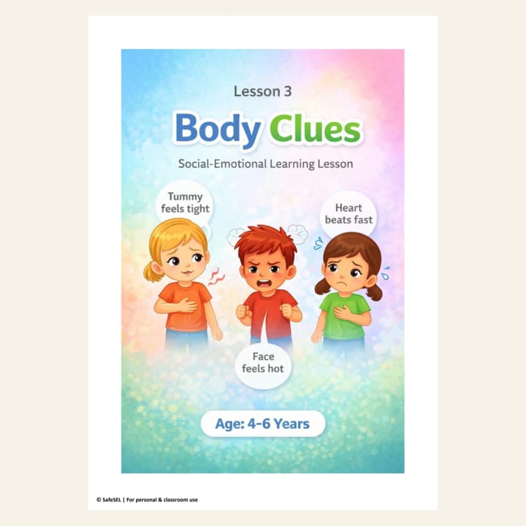 Body Clues — SEL Lesson Ages 4–6