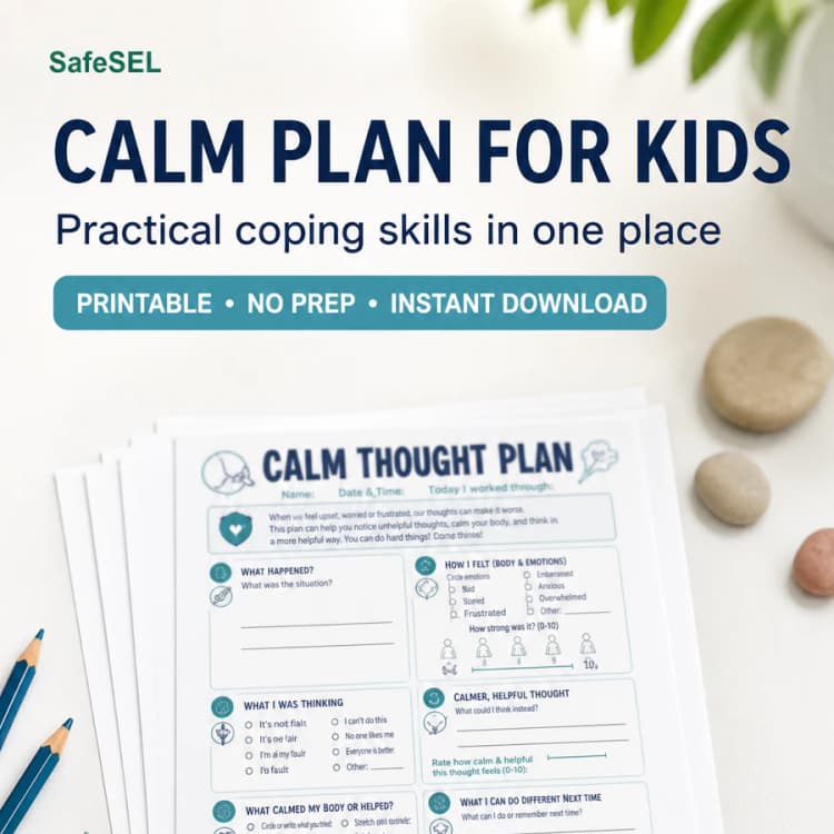 Calm Plan — CBT Worksheet