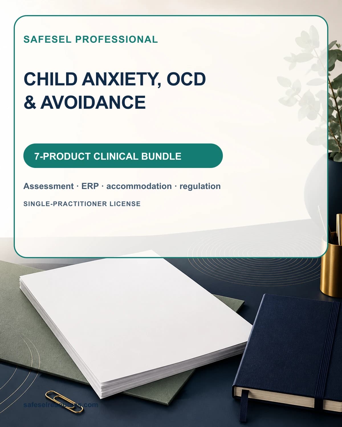 Child Anxiety, OCD & Avoidance Clinical Bundle