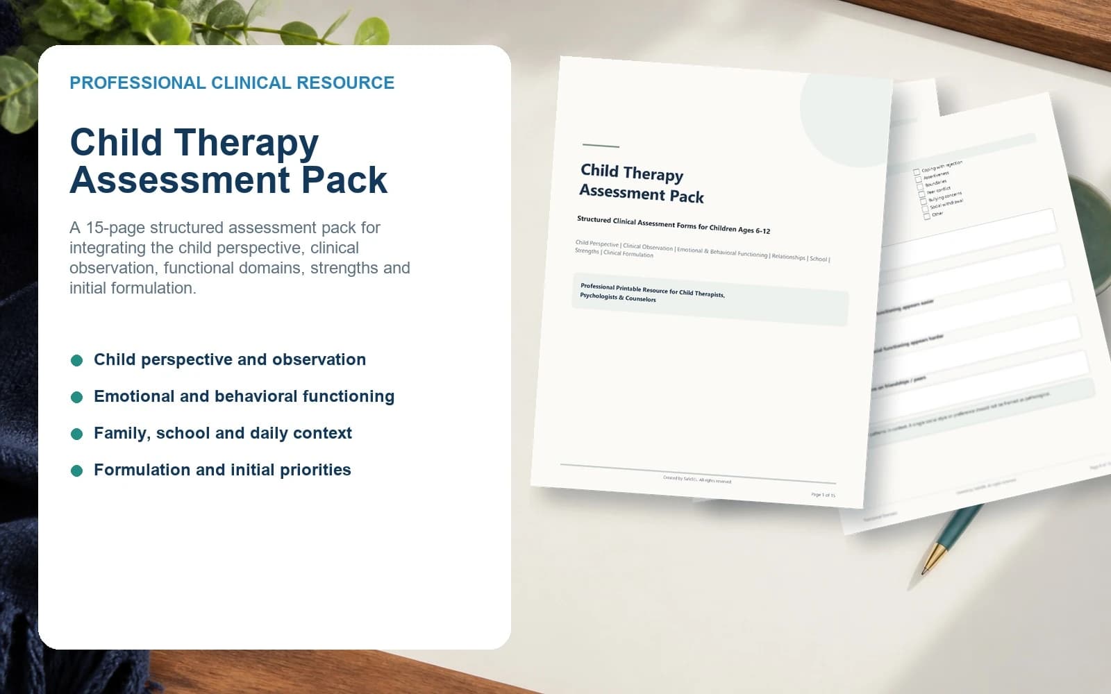 A Practical Framework for Child Therapy Assessment