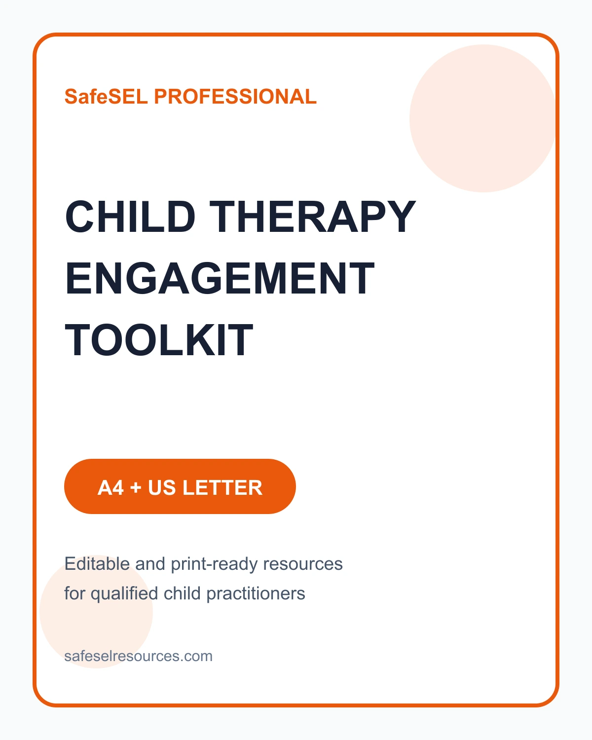 Child Therapy Engagement Toolkit