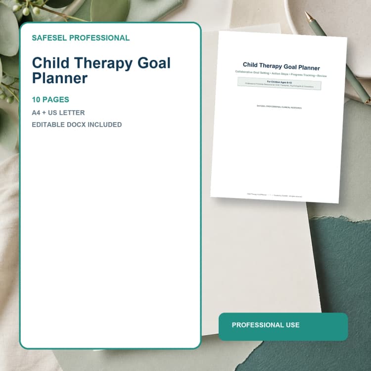 Child Therapy Goal Planner