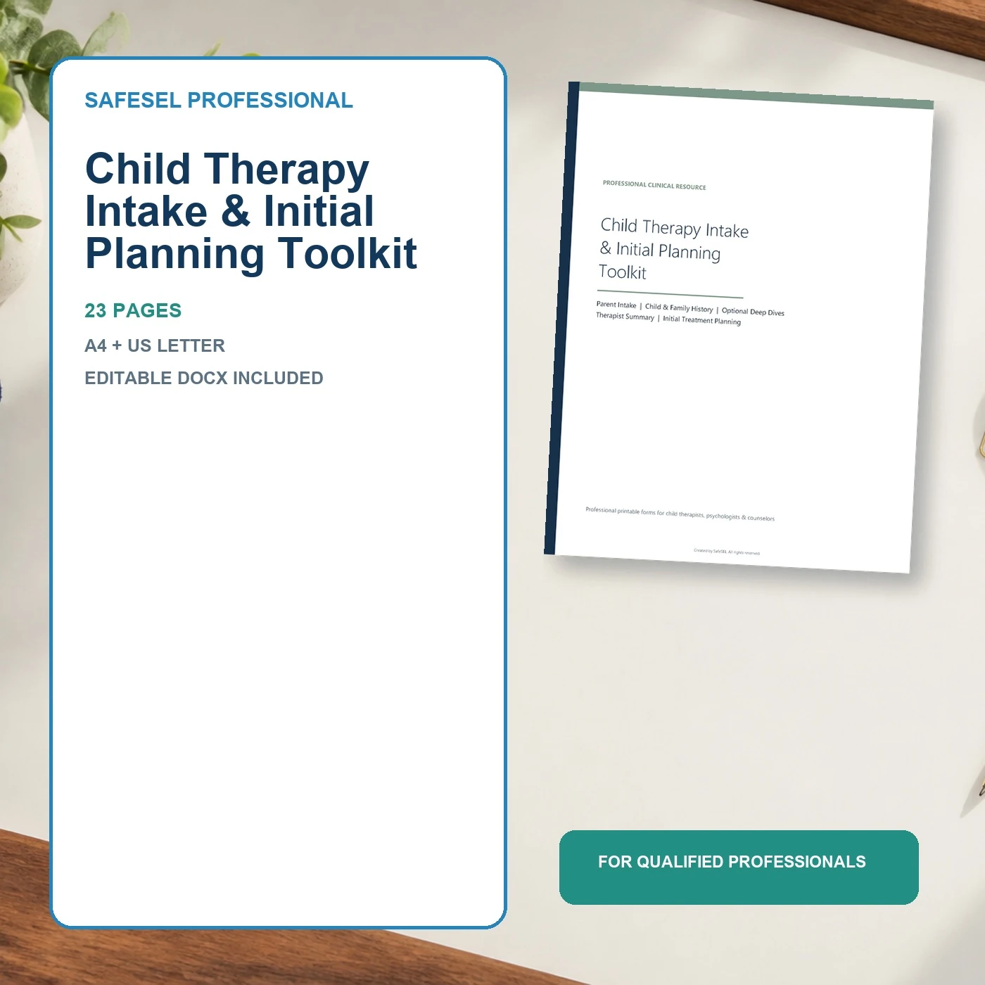 Child Therapy Intake & Initial Planning Toolkit