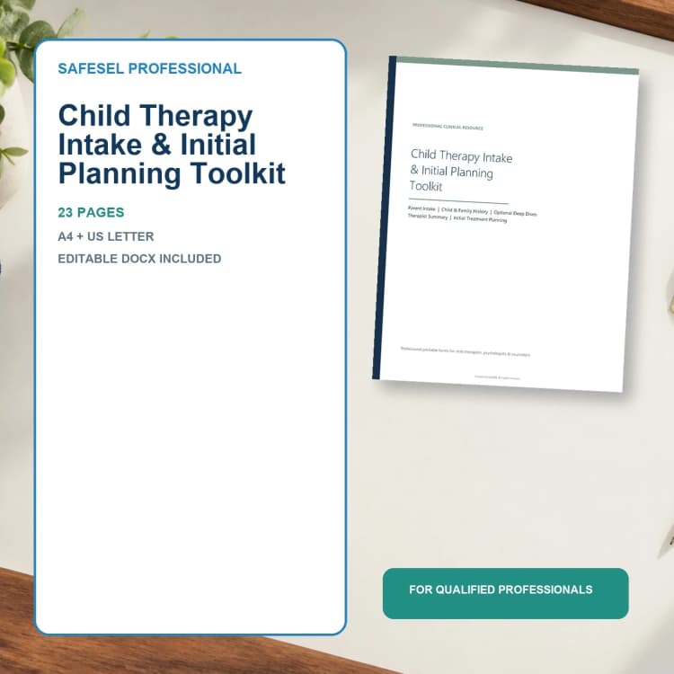 Child Therapy Intake & Initial Planning Toolkit