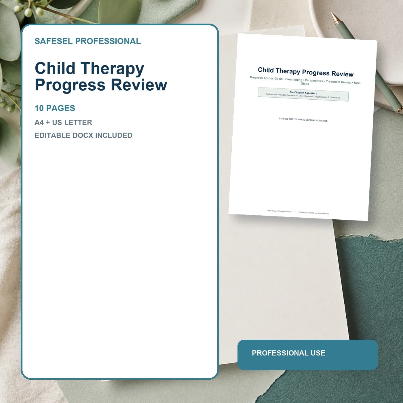 Child Therapy Progress Review