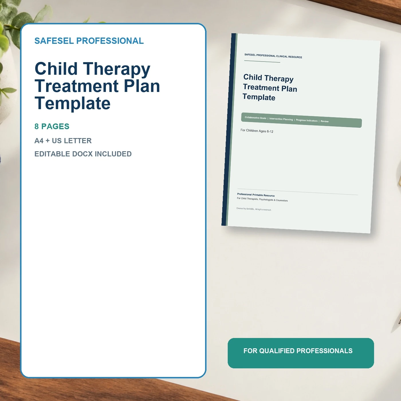 Child Therapy Treatment Plan Template