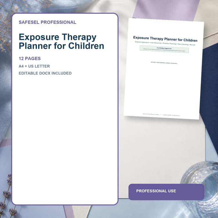 Exposure Therapy Planner for Children
