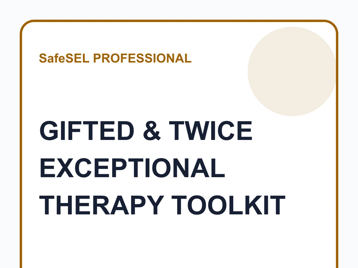 Gifted and Twice-Exceptional Children in Therapy