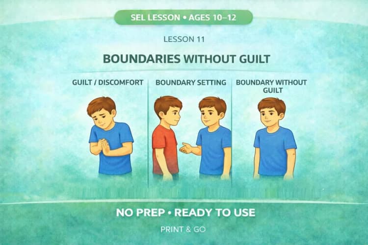 Healthy Boundaries Lesson for Kids