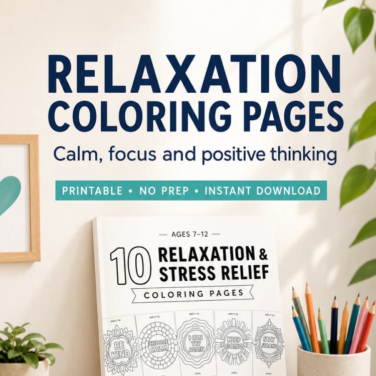 Kids Mandala Coloring Pages – Relaxation
