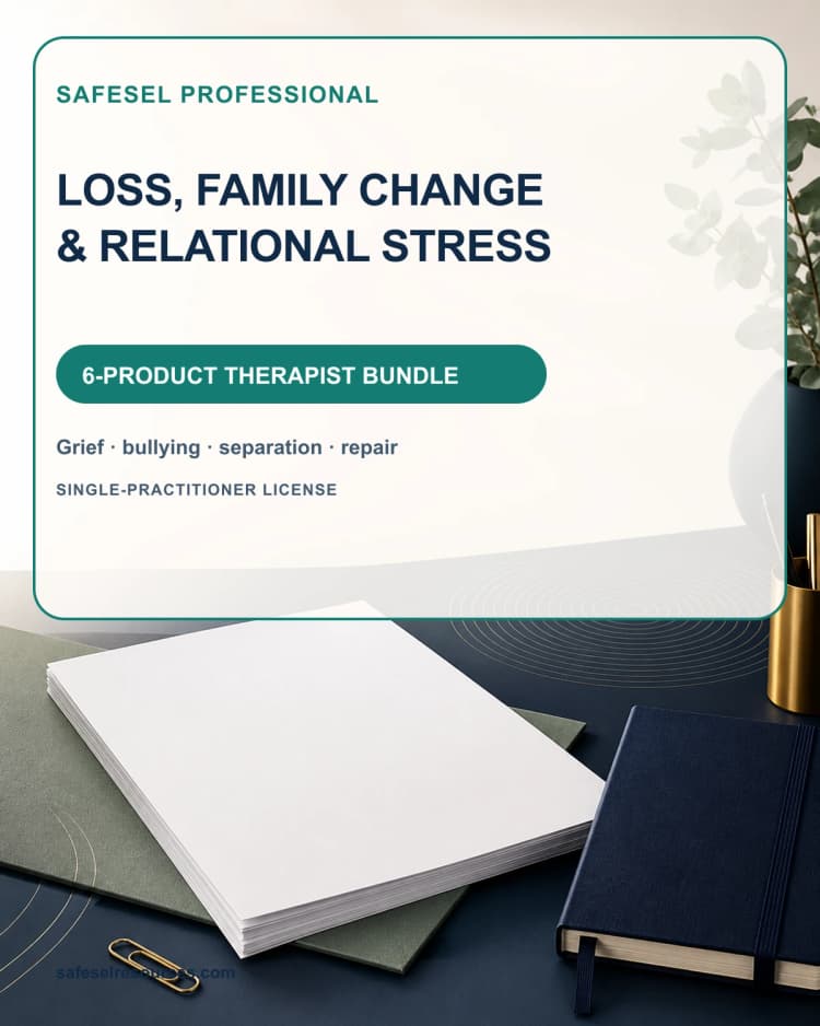Loss, Family Change & Relational Stress Therapist Bundle