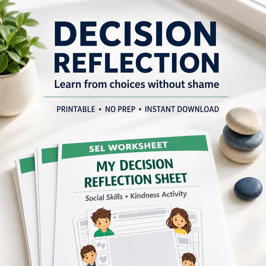 My Decision Reflection Worksheet