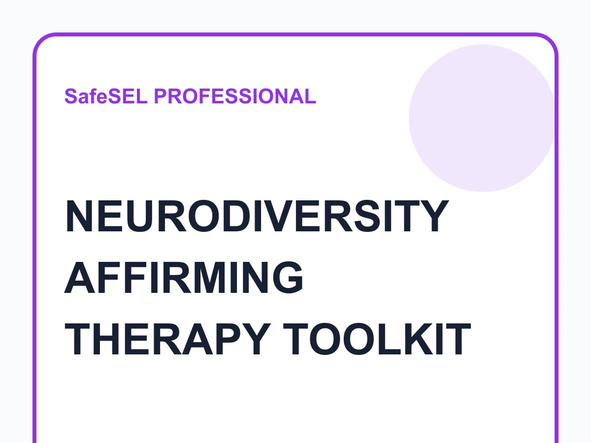 Neurodiversity-Affirming Goals in Child Therapy