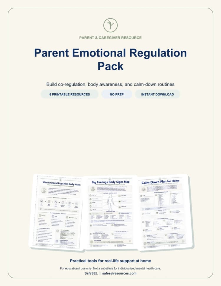 Parent Emotional Regulation Pack