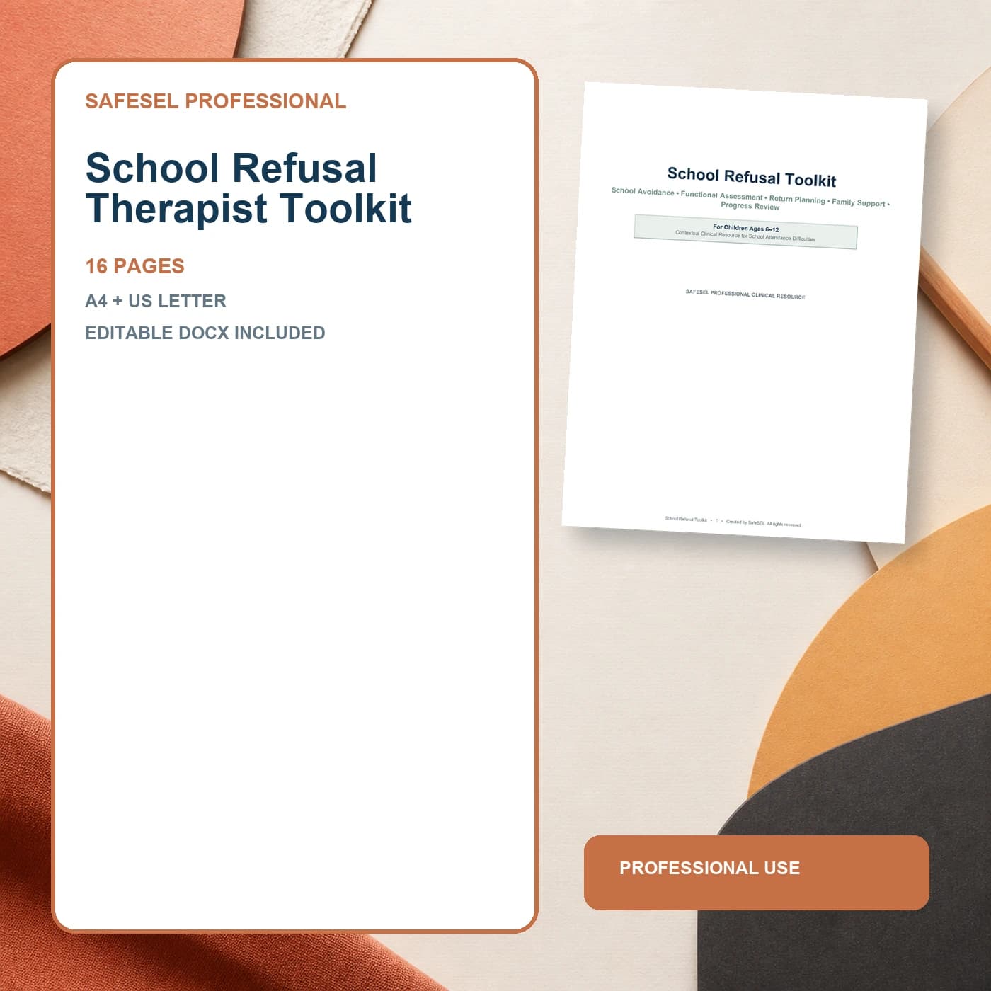 School Refusal Therapist Toolkit