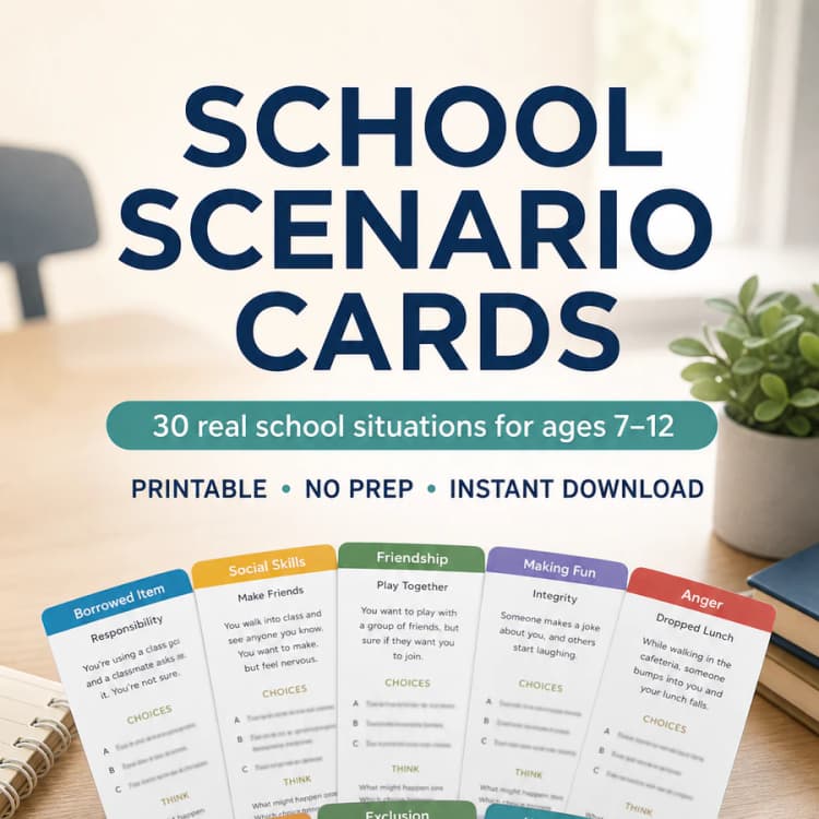 School Scenario Cards