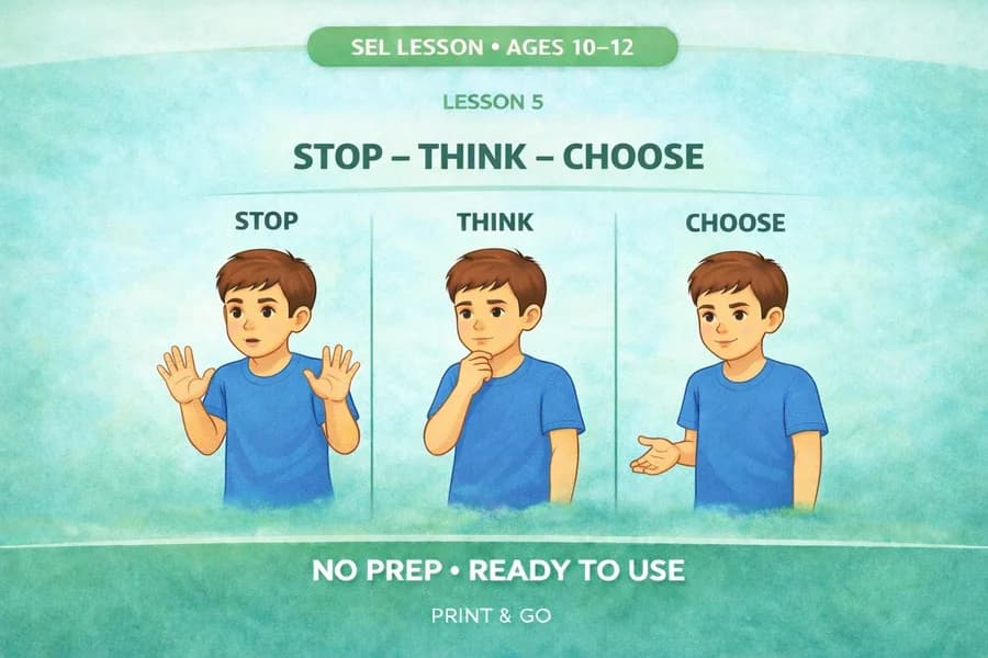 Stop – Think – Choose Ages 10-12