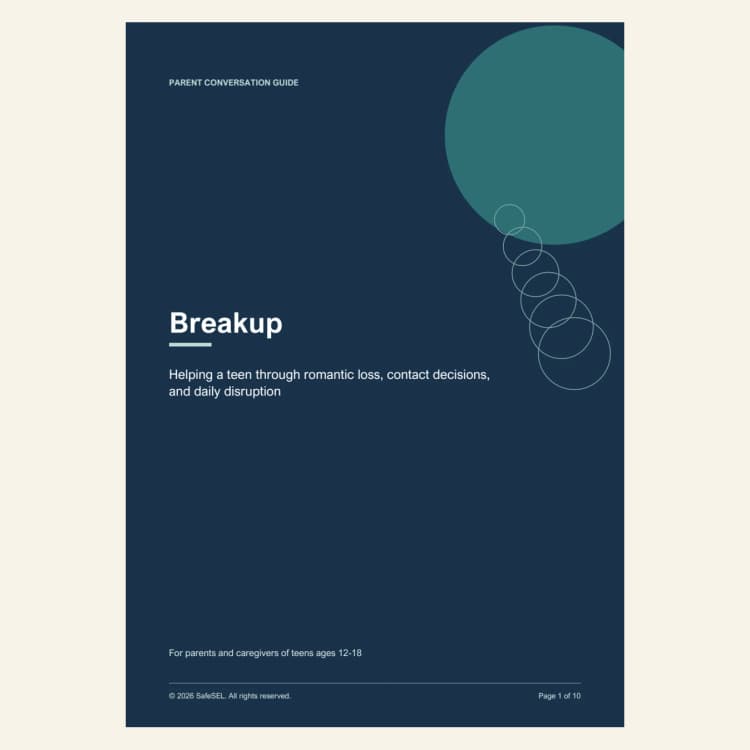 Teen Breakup Support Parent Guide