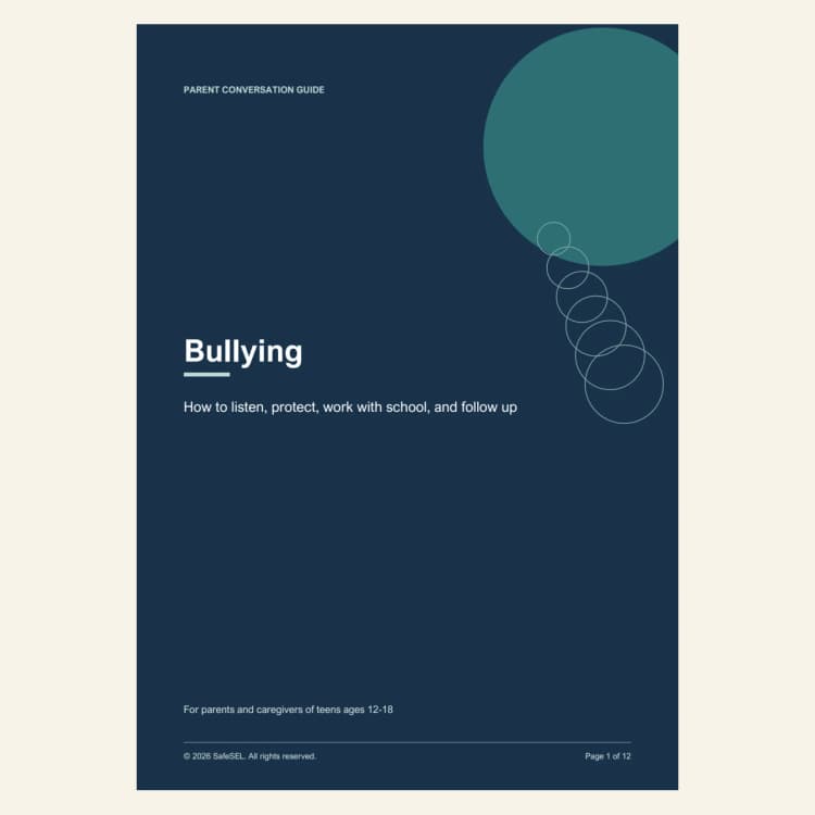 Teen Bullying & School Safety Guide