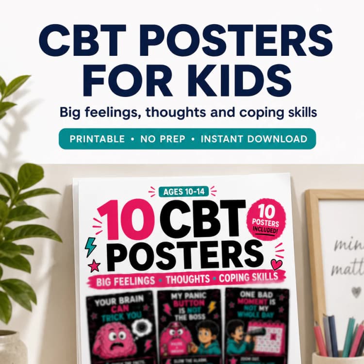 Therapy office decor Classroom Posters