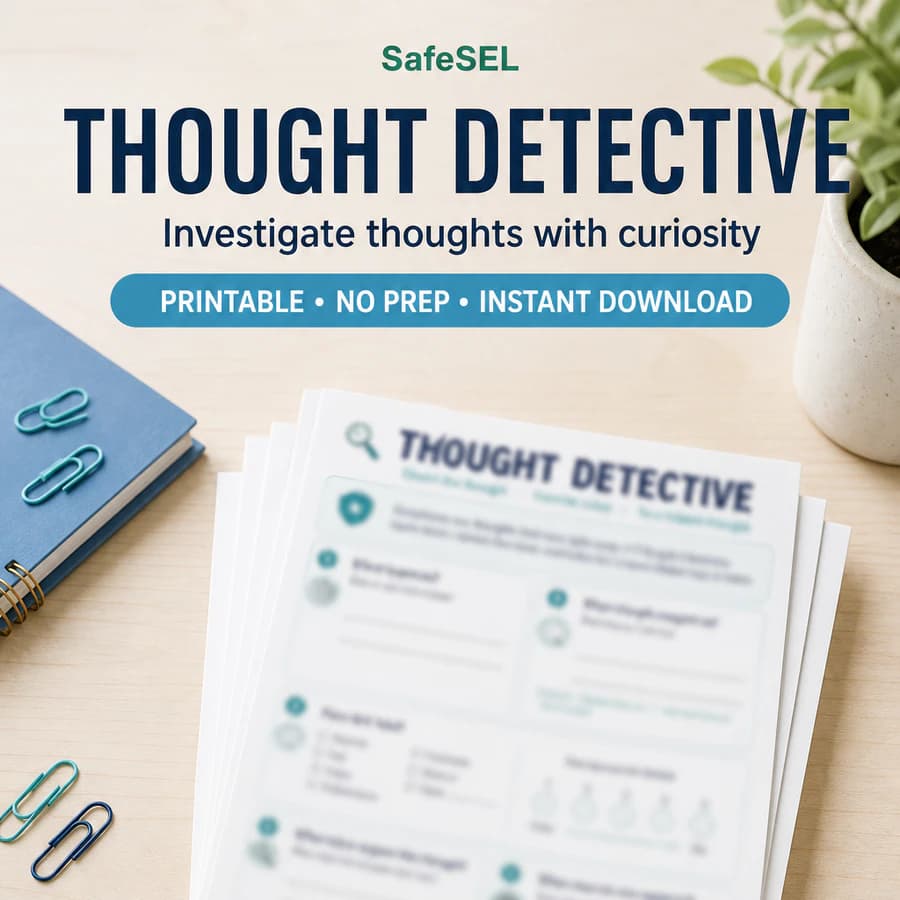 Thought Detective — CBT Worksheet