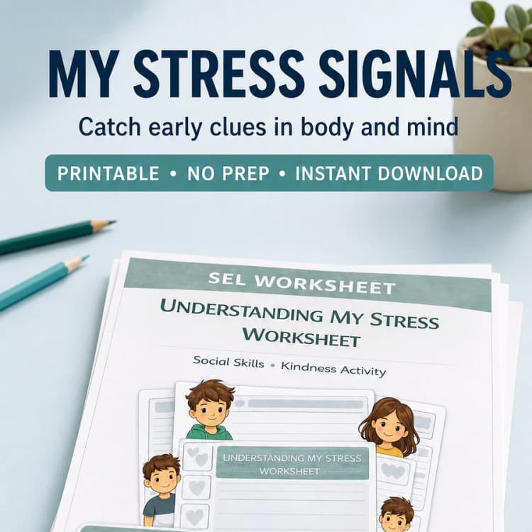 Understanding My Stress Signals Worksheet