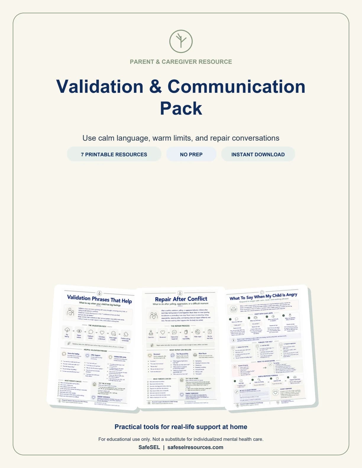 Validation & Communication Pack