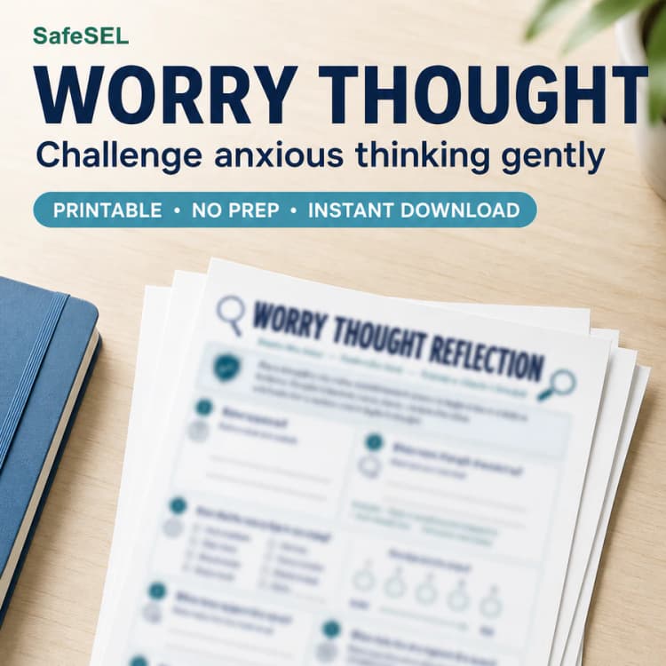 Worry Thought — CBT Worksheet