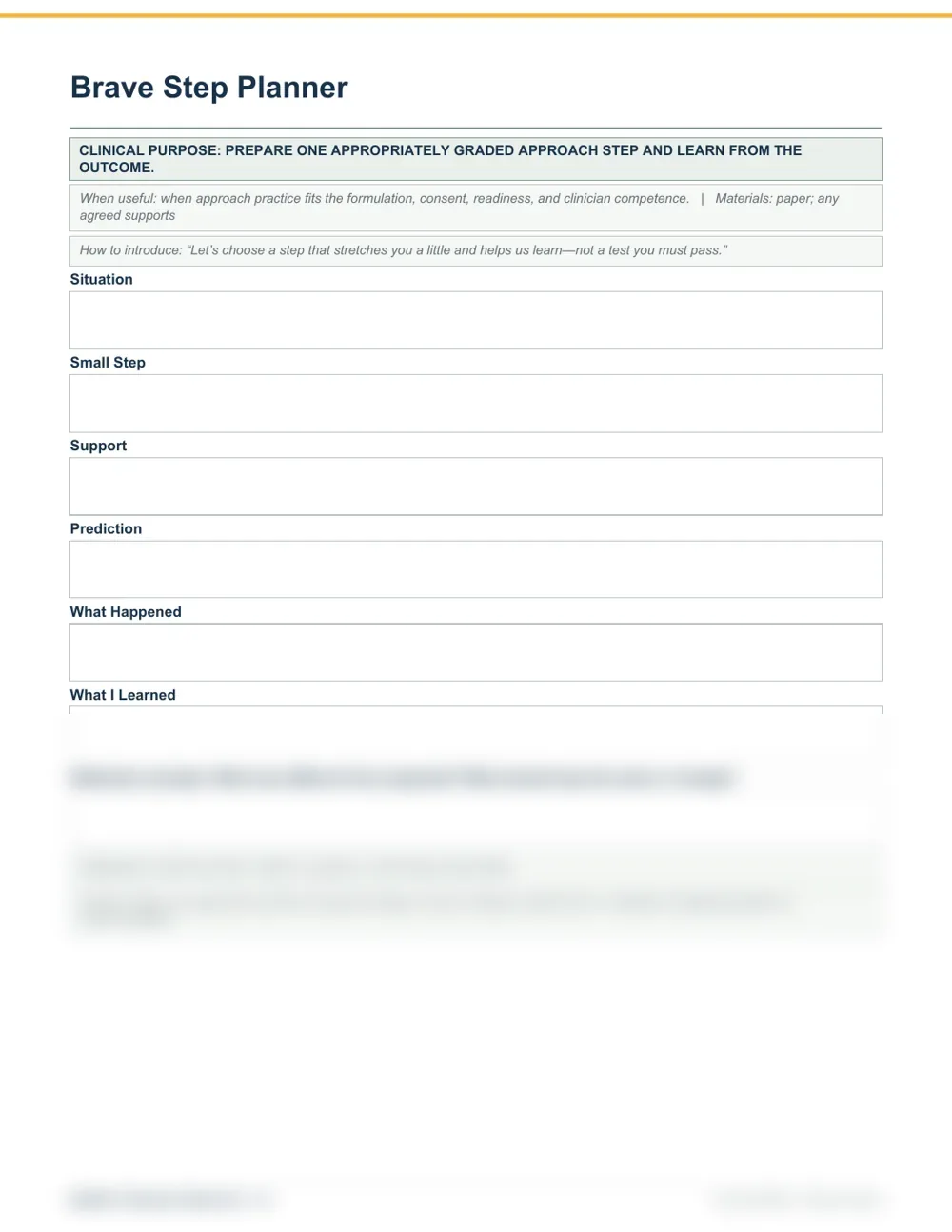 Interior page 2 from SafeSEL Professional Starter Kit