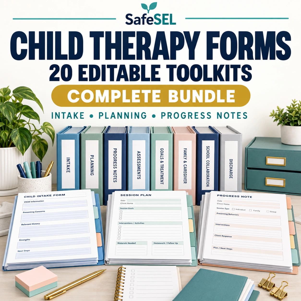 Child Therapy Core Tools 20-Product Bundle