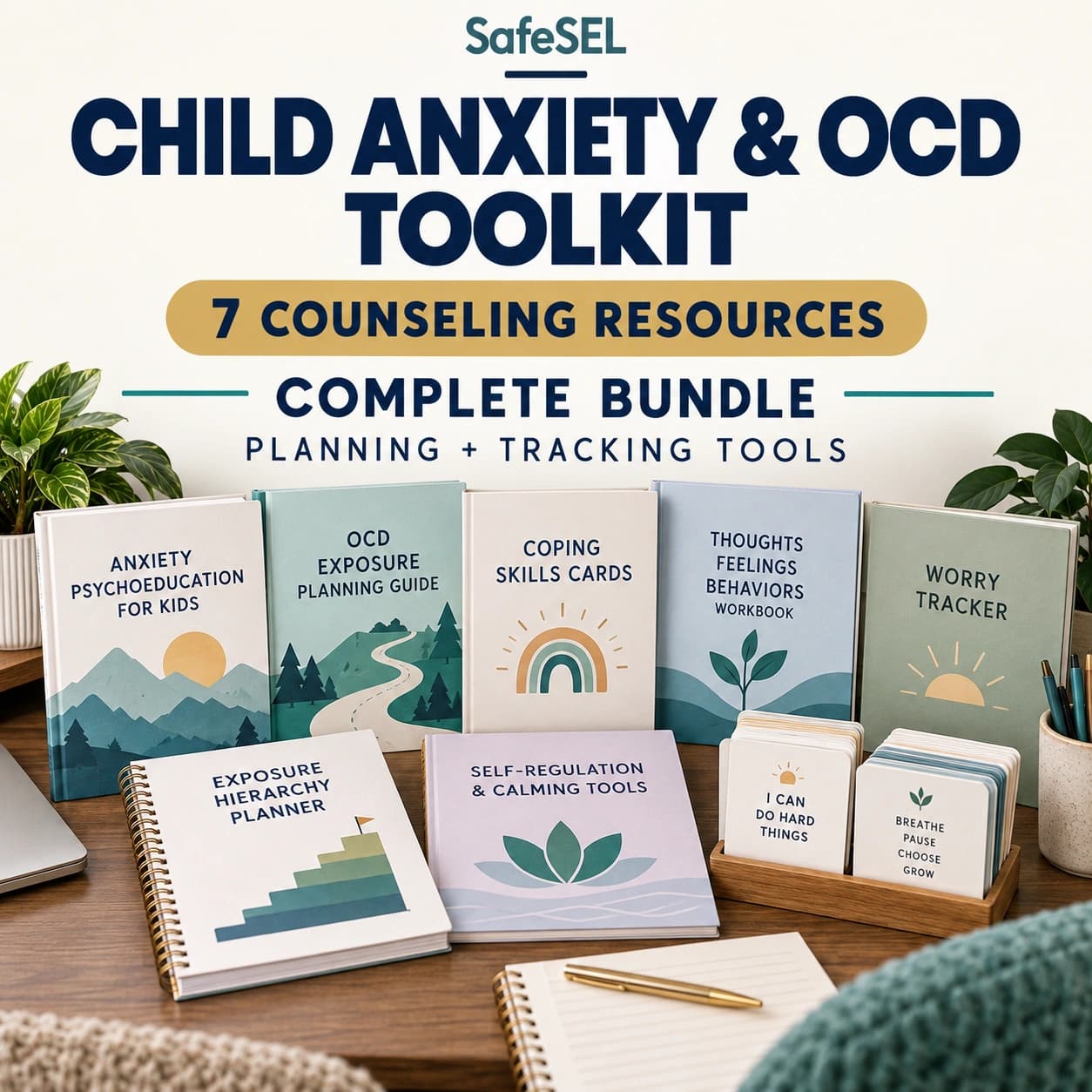 Child Anxiety, OCD & Avoidance Clinical Bundle