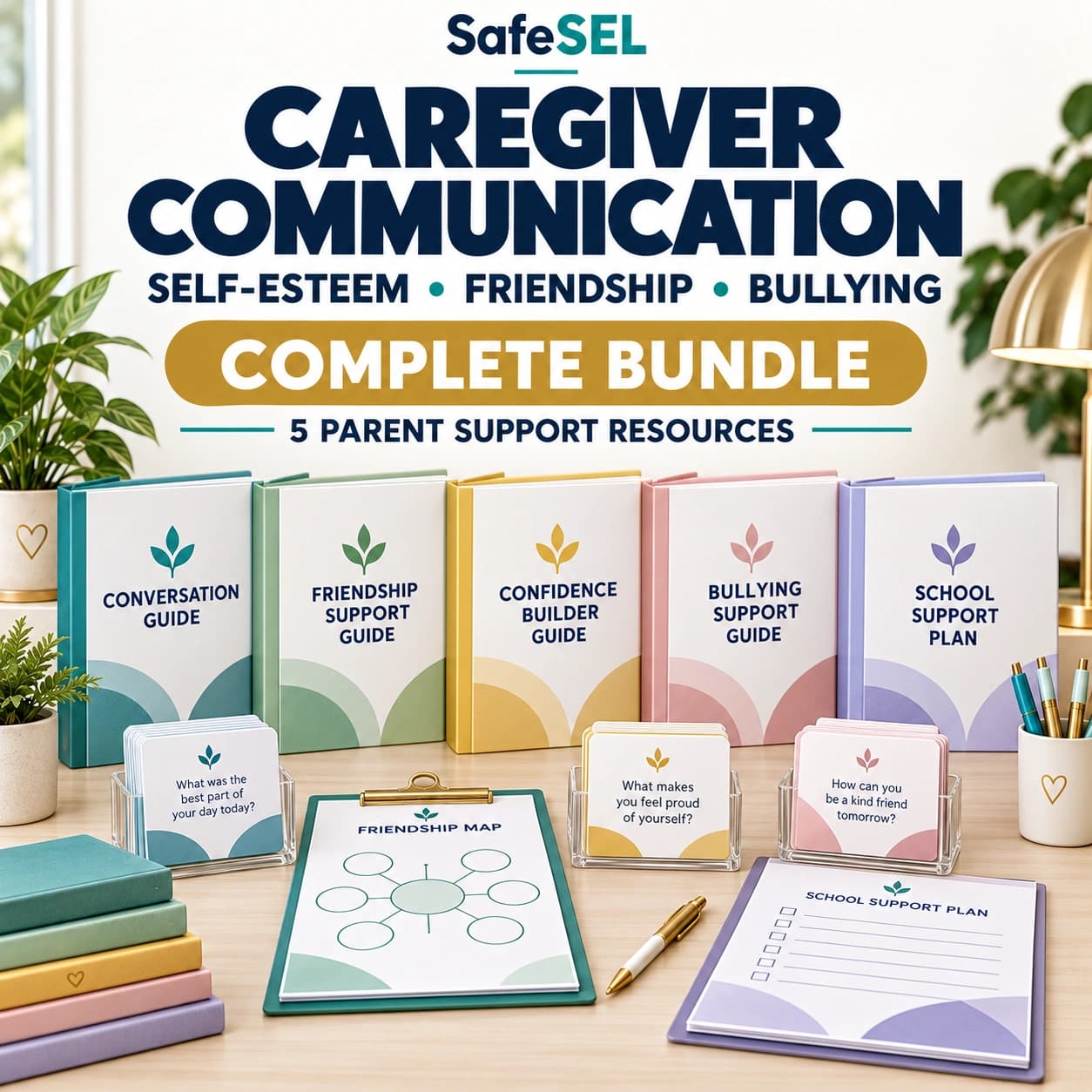 Communication, Confidence & Peer Relationships Parent Bundle