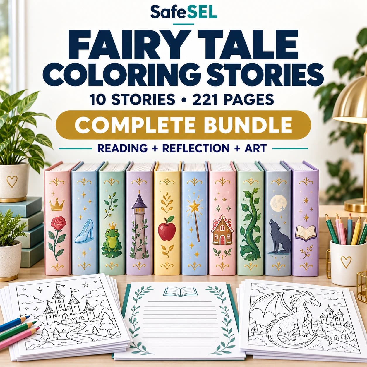 SafeSEL Coloring Stories — Complete 10-Story Collection