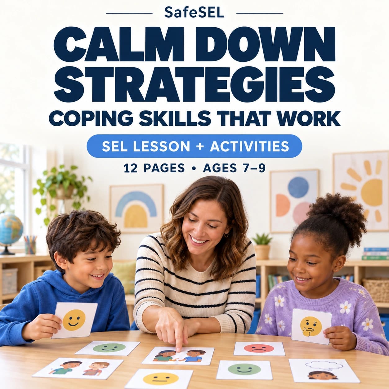 Calm-Down Tools That Work — SEL Lesson Ages 7–9