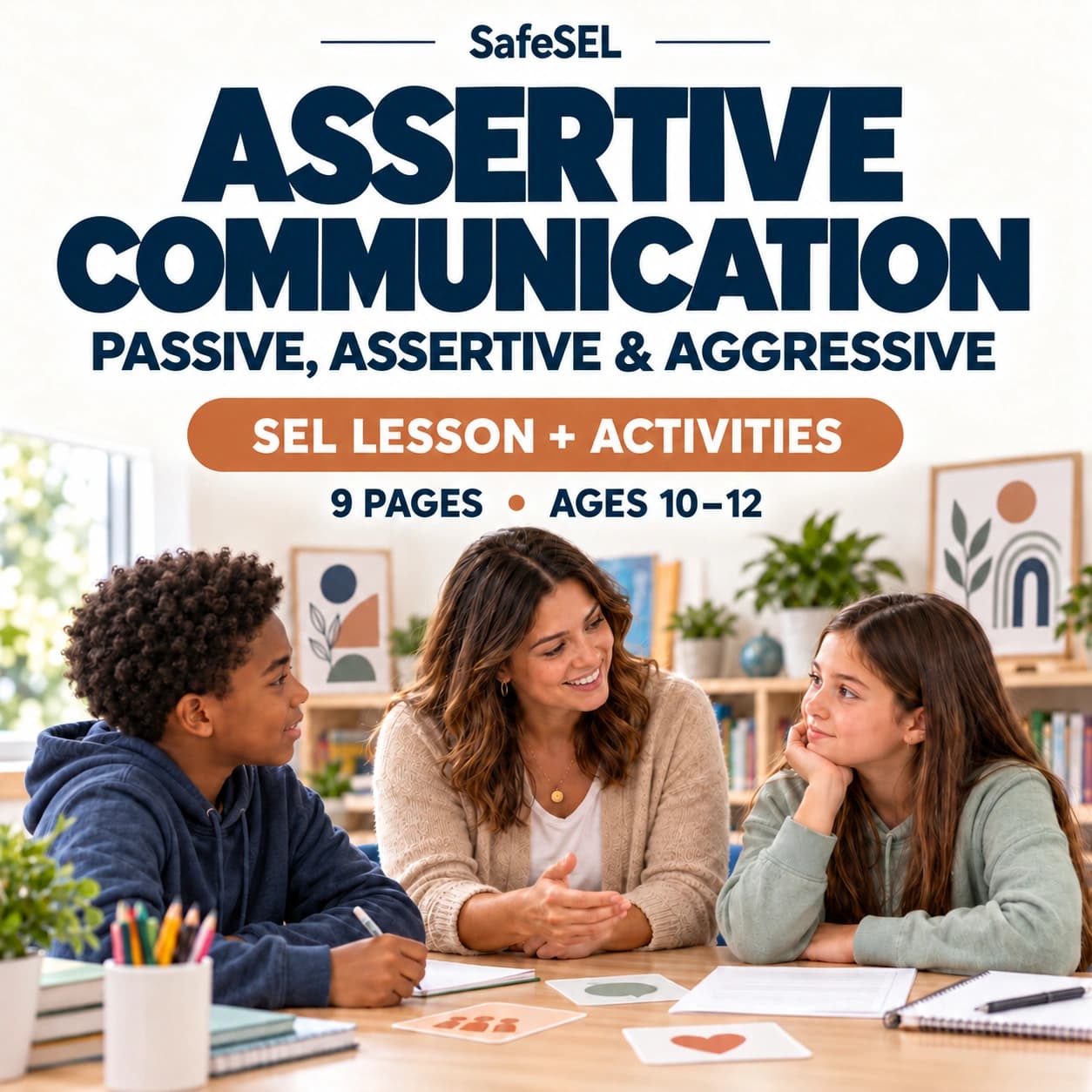 Assertive, Passive, or Aggressive? Ages 10-12, no prep ready to use