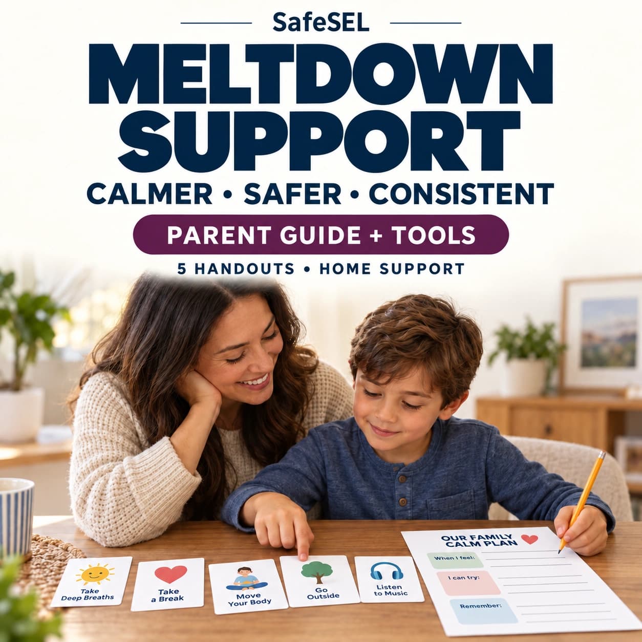 Meltdown Support Pack for Parents