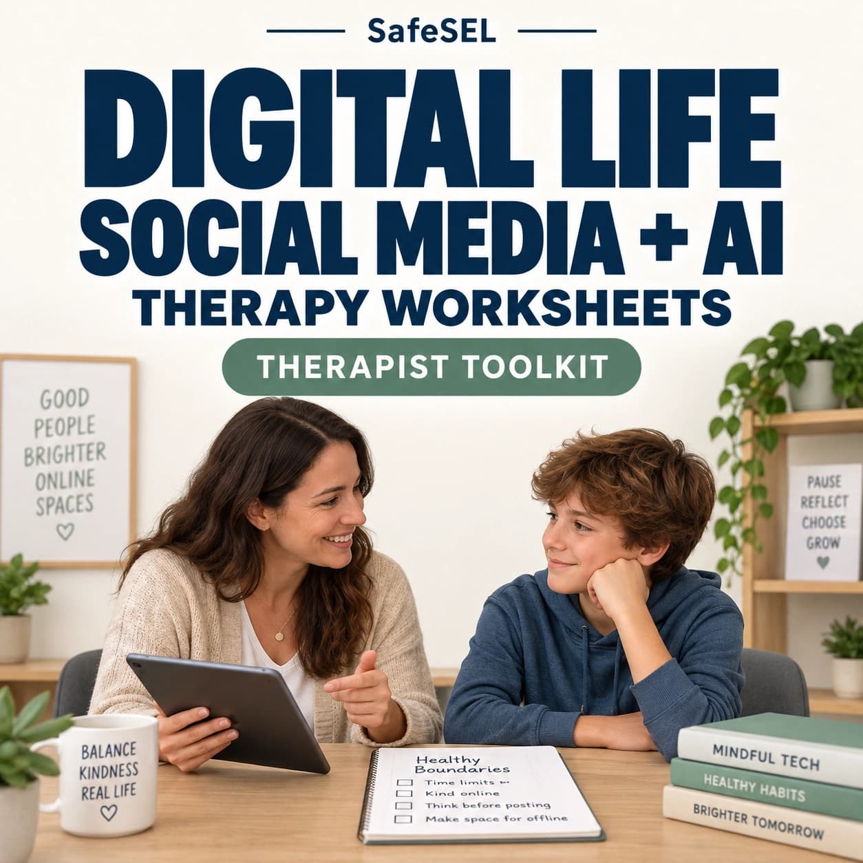Digital Life, Social Media & AI Therapist Toolkit