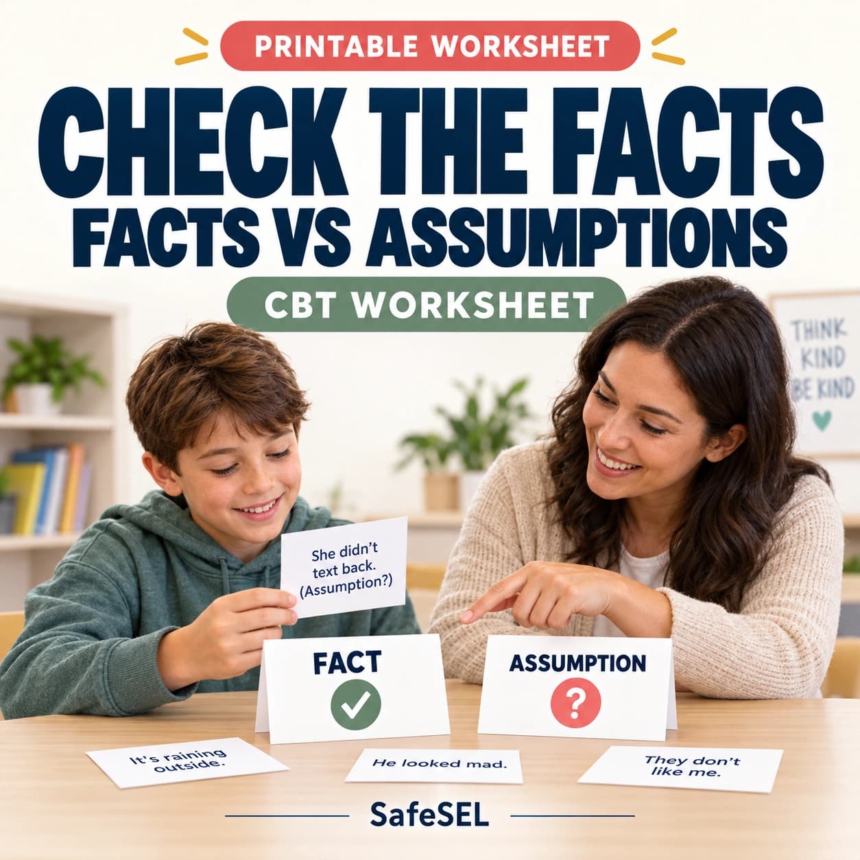 Check the Facts — CBT Worksheet