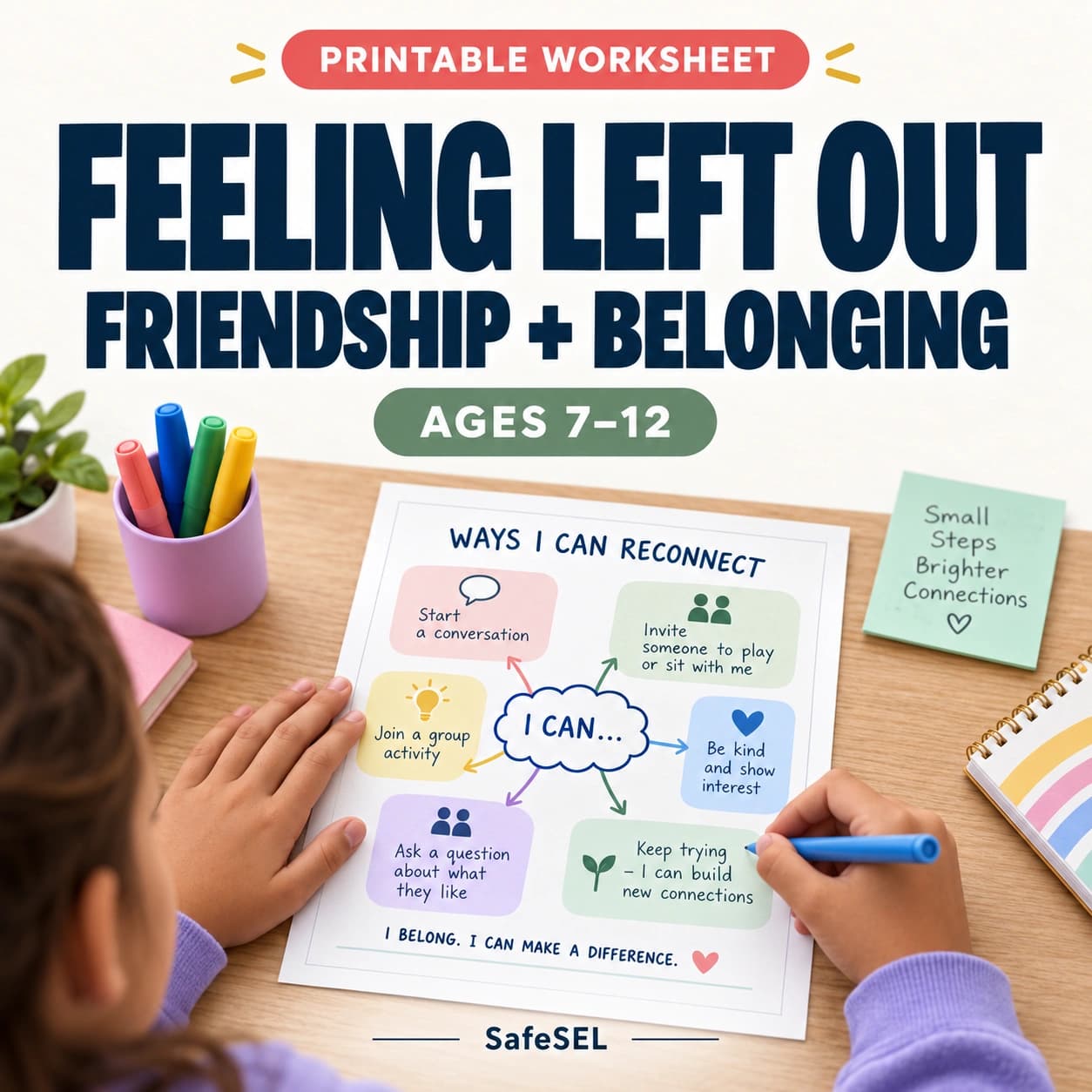 Feeling Left Out Worksheet for Kids