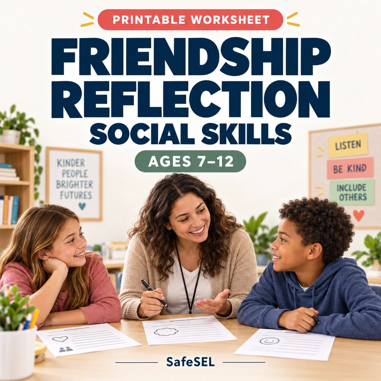 Friendship Reflection Worksheet