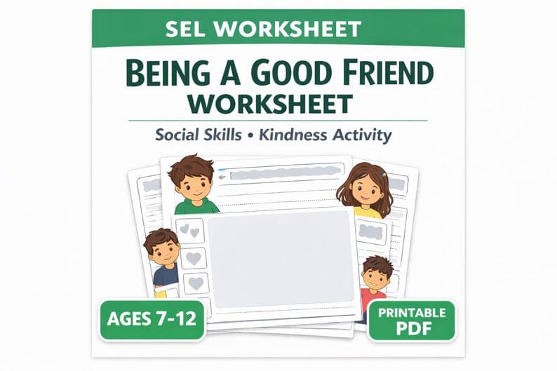 Being a Good Friend Worksheet
