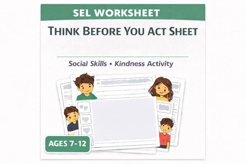 Think Before You Act Worksheet