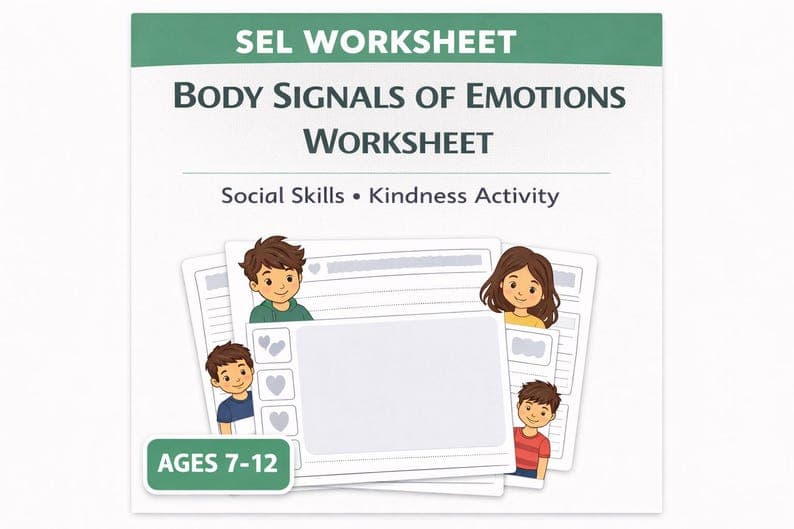 Body Signals of Emotions Worksheet