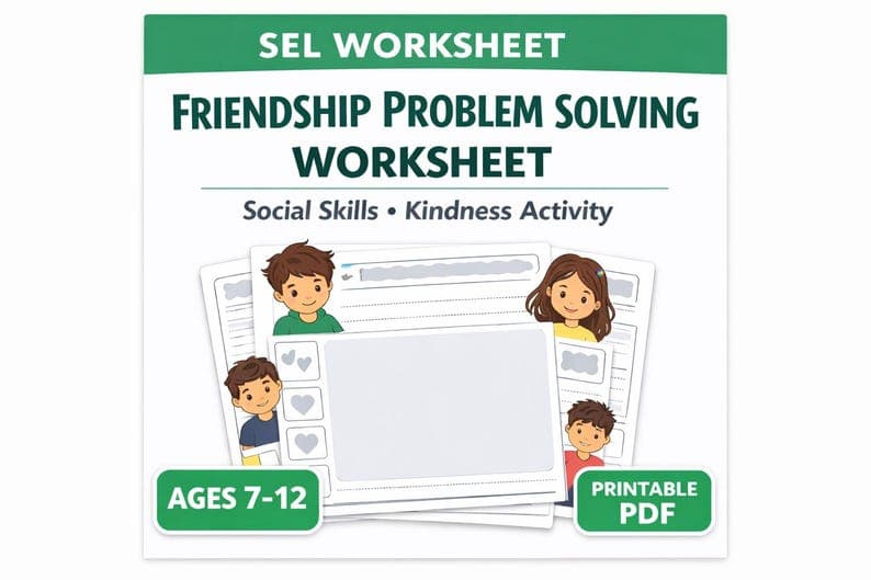 Friendship Problem Solving Worksheet