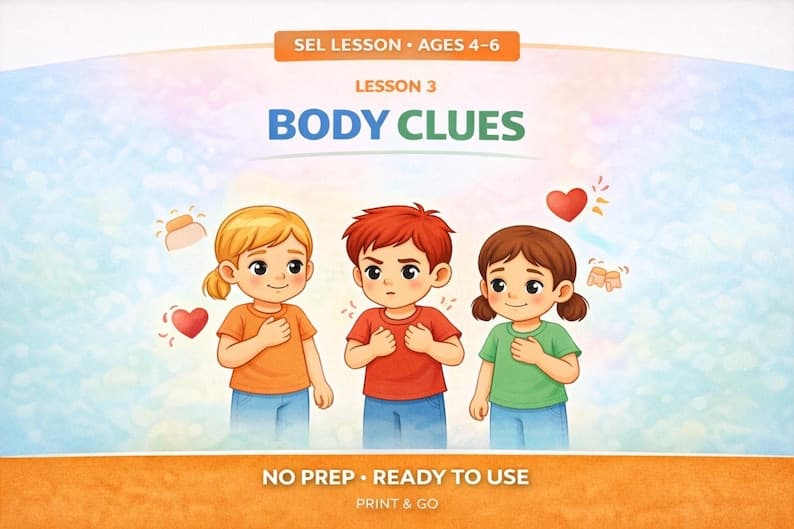 Body Clues – Understanding Emotions/ Social Emotional Learning for Kids